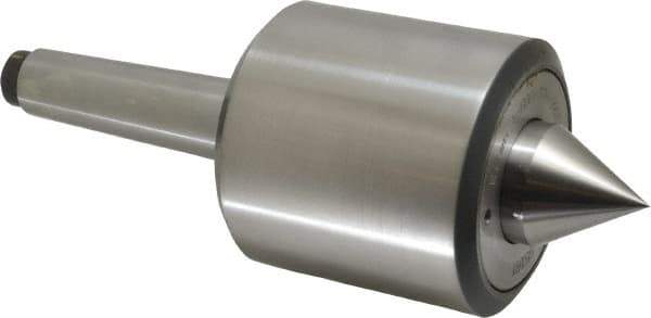 Riten - MT4 Taper Shank, 3-3/4" Head Diam 10,900 Lb Capacity Live Center - 4,000 Max RPM, 3-27/32" Head Length, 1.6563" Point Diam, 1-3/4" Point Len, 4,800 Lb Max Workpc, Standard Point - Best Tool & Supply