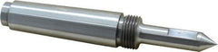 Riten - 1/2" Head Diam, Steel Long Point Solid Dead Center - 3MT Morse Taper, 1/2" Point Diam, 2" Point Length - Best Tool & Supply