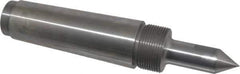 Riten - 7/8" Head Diam, Steel Long Point Solid Dead Center - 5MT Morse Taper, 7/8" Point Diam, 2-1/2" Point Length - Best Tool & Supply