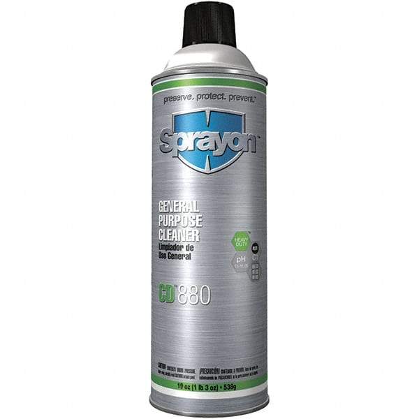 Sprayon - 20 oz Aerosol All-Purpose Cleaner - Aerosol, Unscented - Best Tool & Supply