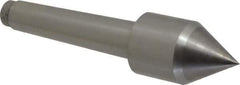 Riten - 1-1/4" Head Diam, Carbide-Tipped Steel Standard Point Solid Dead Center - B&S 7 Brown & Sharpe Taper, 1-1/4" Point Diam - Best Tool & Supply