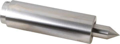 Concentric - Straight Shank, Live Center - 1,500 Max RPM, 0.686" Point Diam, 1.38" Point Len, 2,500 Lb Max Workpiece, Standard Point - Best Tool & Supply