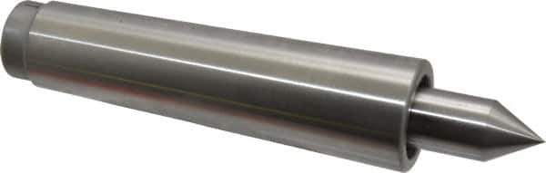 Concentric - MT4 Taper Shank, 2,500 Lb Capacity Live Center - 2,000 Max RPM, 0.686" Point Diam, 1.38" Point Len, 960 Lb Max Workpc, Standard Point - Best Tool & Supply