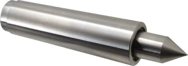 Concentric - MT5 Taper Shank, 3,750 Lb Capacity Live Center - 1,500 Max RPM, 1.075" Point Diam, 2" Point Len, 1,450 Lb Max Workpc, Standard Point - Best Tool & Supply