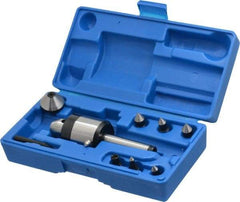 Interstate - 7 Point, 740 Lb Max Workpiece, 5-21/32" OAL, 1-5/16" Head Diam, Tool Steel, Live Center & Point Set - 2MT Taper, Interchangeable - Best Tool & Supply