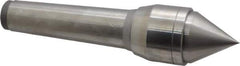 Value Collection - MT4 Taper Shank, 1.77" Head Diam Live Center - 1.48" Point Len, 1,102 Lb Max Workpc, 7.62" OAL, Standard Point - Best Tool & Supply