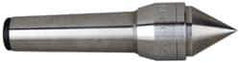 Value Collection - MT5 Taper Shank, 2.44" Head Diam Live Center - 1,763 Lb Max Workpc, Standard Point - Best Tool & Supply