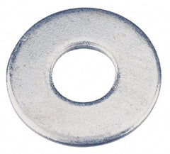 Value Collection - 5/16" Screw, Steel USS Flat Washer - 0.37" ID x 0.905" OD, 0.104" Thick, Zinc-Plated Finish - Best Tool & Supply