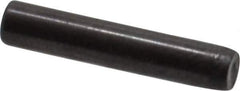 Holo-Krome - 3mm Diam x 16mm Pin Length Grade 8 Alloy Steel Standard Dowel Pin - Black Luster Finish, C 60 (Surface) & C 50-58 Hardness, 1 Beveled & 1 Rounded End - Best Tool & Supply