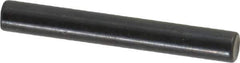 Holo-Krome - 4mm Diam x 30mm Pin Length Grade 8 Alloy Steel Standard Dowel Pin - Black Luster Finish, C 60 (Surface) & C 50-58 Hardness, 1 Beveled & 1 Rounded End - Best Tool & Supply