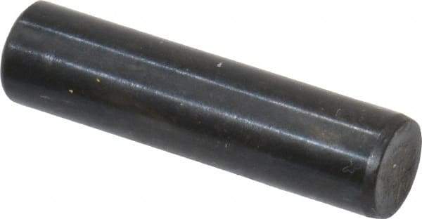 Holo-Krome - 5mm Diam x 20mm Pin Length Grade 8 Alloy Steel Standard Dowel Pin - Black Luster Finish, C 60 (Surface) & C 50-58 Hardness, 1 Beveled & 1 Rounded End - Best Tool & Supply