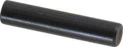 Holo-Krome - 5mm Diam x 25mm Pin Length Grade 8 Alloy Steel Standard Dowel Pin - Black Luster Finish, C 60 (Surface) & C 50-58 Hardness, 1 Beveled & 1 Rounded End - Best Tool & Supply