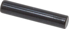 Holo-Krome - 6mm Diam x 30mm Pin Length Grade 8 Alloy Steel Standard Dowel Pin - Black Luster Finish, C 60 (Surface) & C 50-58 Hardness, 1 Beveled & 1 Rounded End - Best Tool & Supply