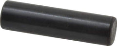 Holo-Krome - 8mm Diam x 30mm Pin Length Grade 8 Alloy Steel Standard Dowel Pin - Black Luster Finish, C 60 (Surface) & C 50-58 Hardness, 1 Beveled & 1 Rounded End - Best Tool & Supply