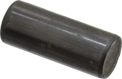 Holo-Krome - 10mm Diam x 25mm Pin Length Grade 8 Alloy Steel Standard Dowel Pin - Black Luster Finish, C 60 (Surface) & C 50-58 Hardness, 1 Beveled & 1 Rounded End - Best Tool & Supply