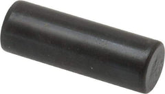 Holo-Krome - 12mm Diam x 35mm Pin Length Grade 8 Alloy Steel Standard Dowel Pin - Black Luster Finish, C 60 (Surface) & C 50-58 Hardness, 1 Beveled & 1 Rounded End - Best Tool & Supply