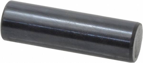 Holo-Krome - 12mm Diam x 40mm Pin Length Grade 8 Alloy Steel Standard Dowel Pin - Black Luster Finish, C 60 (Surface) & C 50-58 Hardness, 1 Beveled & 1 Rounded End - Best Tool & Supply