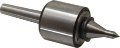 Riten - MT2 Taper Shank, 2-1/8" Head Diam 2,600 Lb Capacity Live Center - 6,000 Max RPM, 2" Head Length, 3/8" Point Diam, 2" Point Len, 310 Lb Max Workpc, 2" Tip Diam, Long Point - Best Tool & Supply