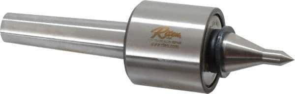 Riten - MT3 Taper Shank, 2-1/8" Head Diam 3,400 Lb Capacity Live Center - 6,000 Max RPM, 2" Head Length, 3/8" Point Diam, 2" Point Len, 310 Lb Max Workpc, 2" Tip Diam, Long Point - Best Tool & Supply