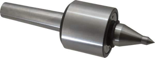 Riten - MT4 Taper Shank, 3-1/16" Head Diam 4,500 Lb Capacity Live Center - 5,000 Max RPM, 2-25/32" Head Length, 1/2" Point Diam, 2-5/8" Point Len, 1,100 Lb Max Workpc, 3/4" Long Tip, 3/4" Tip Diam, Long Point - Best Tool & Supply