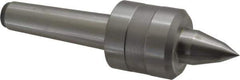 Value Collection - MT3 Taper Shank, 1.775" Head Diam Live Center - 1.7" Head Length, 7/8" Point Diam, 1.4" Point Len, 661 Lb Max Workpc, 6.45" OAL, Long Point - Best Tool & Supply