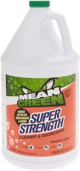 Mean Green - 1 Gal Bottle Cleaner/Degreaser - Liquid, Biodegradable, Low Odor - Best Tool & Supply