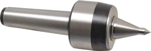 Royal Products - MT5 Taper Shank, 3.45" Head Diam 7,630 Lb Capacity Live Center - 3,500 Max RPM, 2.81" Head Length, 1-1/2" Point Diam, 2.58" Point Len, 1,930 Lb Max Workpc, 11" OAL, 1/2" Tip Diam, Long Point - Best Tool & Supply