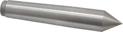 Royal Products - 0.938" Head Diam, High Speed Steel Standard Point Solid Dead Center - 3MT Morse Taper, 0.938" Point Diam, 5-1/4" OAL - Best Tool & Supply