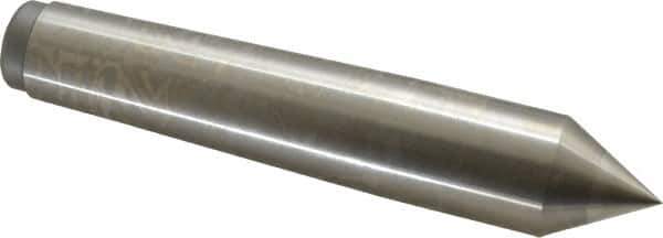 Royal Products - 1.231" Head Diam, High Speed Steel Standard Point Solid Dead Center - 4MT Morse Taper, 1.231" Point Diam, 6-3/4" OAL - Best Tool & Supply