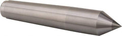 Royal Products - 1.231" Head Diam, Carbide-Tipped Steel Standard Point Solid Dead Center - 4MT Morse Taper, 1.231" Point Diam, 6-3/4" OAL - Best Tool & Supply