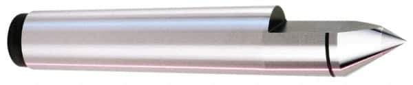 Royal Products - 1.748" Head Diam, Carbide-Tipped Steel Standard Point Half Dead Center - 5MT Morse Taper, 1.748" Point Diam, 8-1/2" OAL - Best Tool & Supply