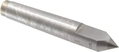 Royal Products - 0.7" Head Diam, Carbide-Tipped Steel Standard Point Half Dead Center - 2MT Morse Taper, 0.7" Point Diam, 4-3/16" OAL - Best Tool & Supply