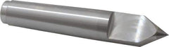 Royal Products - 1.231" Head Diam, Carbide-Tipped Steel Standard Point Half Dead Center - 4MT Morse Taper, 1.231" Point Diam, 6-3/4" OAL - Best Tool & Supply