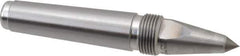 Royal Products - 0.938" Head Diam, Carbide-Tipped Steel Long Point Solid Dead Center - 3MT Morse Taper, 0.38" Point Diam, 5.94" OAL - Best Tool & Supply