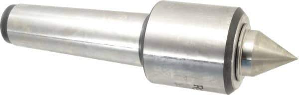 Royal Products - MT6 HD Taper Shank, 3.82" Head Diam 5,300 & 10,540 Lb Capacity Live Center - 3,000 Max RPM, 3.89" Head Length, 2" Point Diam, 2.31" Point Len, 5,240 Lb Max Workpc, 14" OAL, Standard Point - Best Tool & Supply