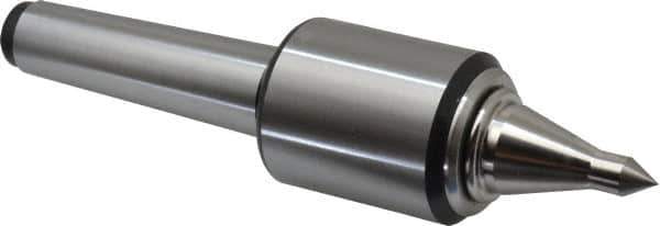 Royal Products - MT3 Taper Shank, 1.7" Head Diam 830 Lb Capacity Live Center - 12,000 Max RPM, 2.12" Head Length, 7/8" Point Diam, 1-3/4" Point Len, 180 Lb Max Workpc, 7-7/32" OAL, 3/8" Tip Diam, Long Point - Best Tool & Supply