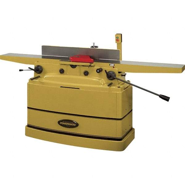 Jet - 7,000 RPM, 8" Cutting Width, 1/2" Cutting Depth, Jointer - 4-3/4" Fence Height, 38-3/16" Fence Length, 2 hp - Best Tool & Supply