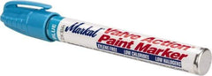 Markal - Lt. Blue Lead-Free Paint Marker - Alcohol Base Ink - Best Tool & Supply