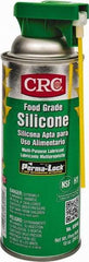 CRC - 16 oz Aerosol Nondrying Film/Silicone Penetrant/Lubricant - Clear & White, -40°F to 400°F, Food Grade - Best Tool & Supply