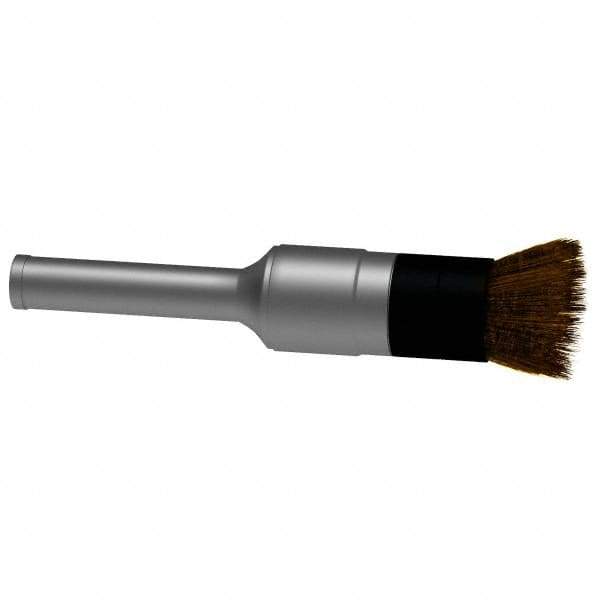 Osborn - 1/2" Brush Diam, Crimped, End Brush - 1/4" Diam Shank, 10,000 Max RPM - Best Tool & Supply