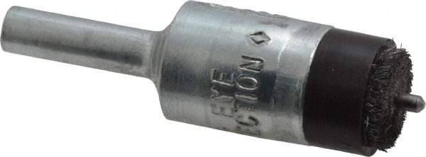 Osborn - 1/2" Brush Diam, End Brush - 1/4" Diam Shank, 3/32" Pilot Diam, 25,000 Max RPM - Best Tool & Supply