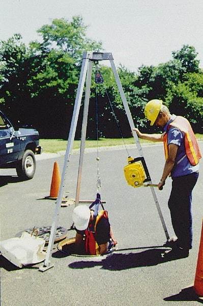 Gemtor - Confined Space Entry & Retrieval Systems Hoist Type: Tripod Hoist Base: Portable - Best Tool & Supply