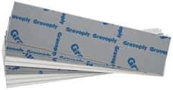 Gravotech - 10 Inch Long x 2 Inch High, Plastic Engraving Stock - Gray and White - Best Tool & Supply