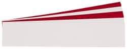 Gravotech - 10 Inch Long x 2 Inch High, Plastic Engraving Stock - Red and White - Best Tool & Supply