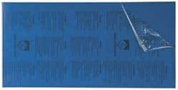 Gravotech - 24 Inch Long x 12 Inch High, Plastic Engraving Stock - Blue and White - Best Tool & Supply