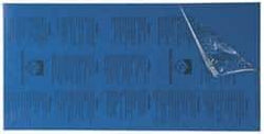 Gravotech - 24 Inch Long x 12 Inch High, Plastic Engraving Stock - Blue and White - Best Tool & Supply