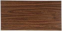 Gravotech - 24 Inch Long x 12 Inch High, Plastic Engraving Stock - Light Walnut and White - Best Tool & Supply