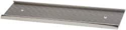 Gravotech - 8 Inch Long x 2 Inch High, Aluminum Wall Plate Holder - Silver - Best Tool & Supply