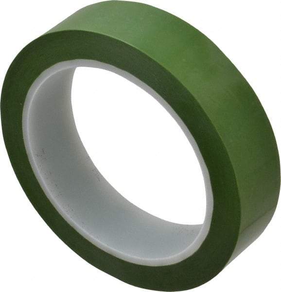 3M - 72 Yds. x 1", Green Polyester Film Tape - 8402 Series, 1.9 mil Thick, 25 Lb./Inch Tensile Strength - Best Tool & Supply