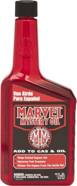 Marvel - 16 Ounce Fuel Treatment - Comes in Bottle, Mineral Oil Composition - Best Tool & Supply